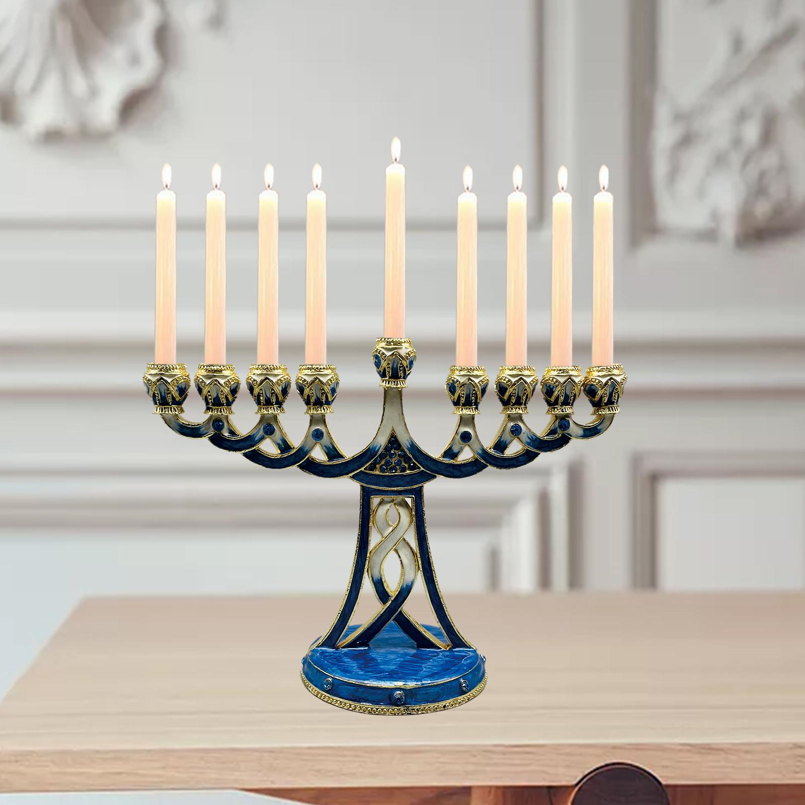 Paraffin Candle Wax - Lilin Hias Menorah Berenamel, Model Antik
