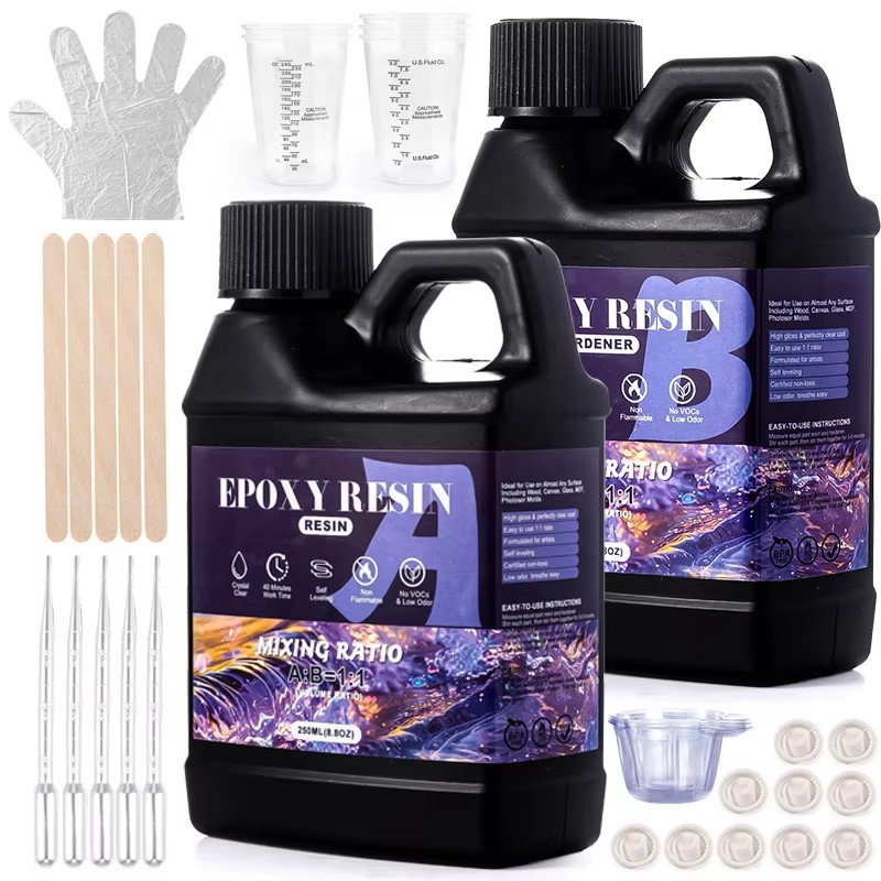 Candle Making Equipment - Campuran Mudah 1:1 Kit Resin Epoksi