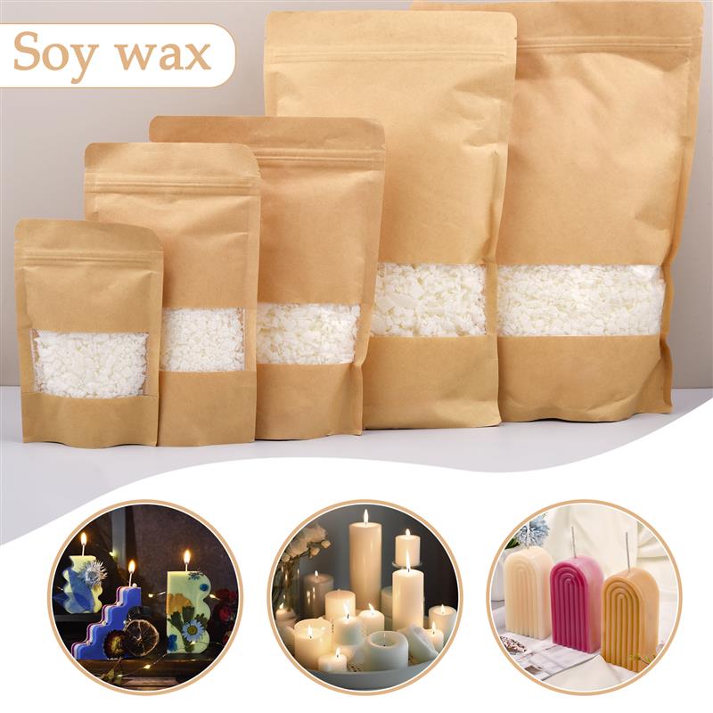 Candle Making Experience - 50-1000g lilin kedelai murni alami serpihan