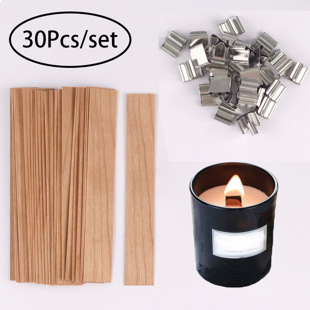 Candle Making Pot - 30 buah Set sumbu lilin kayu