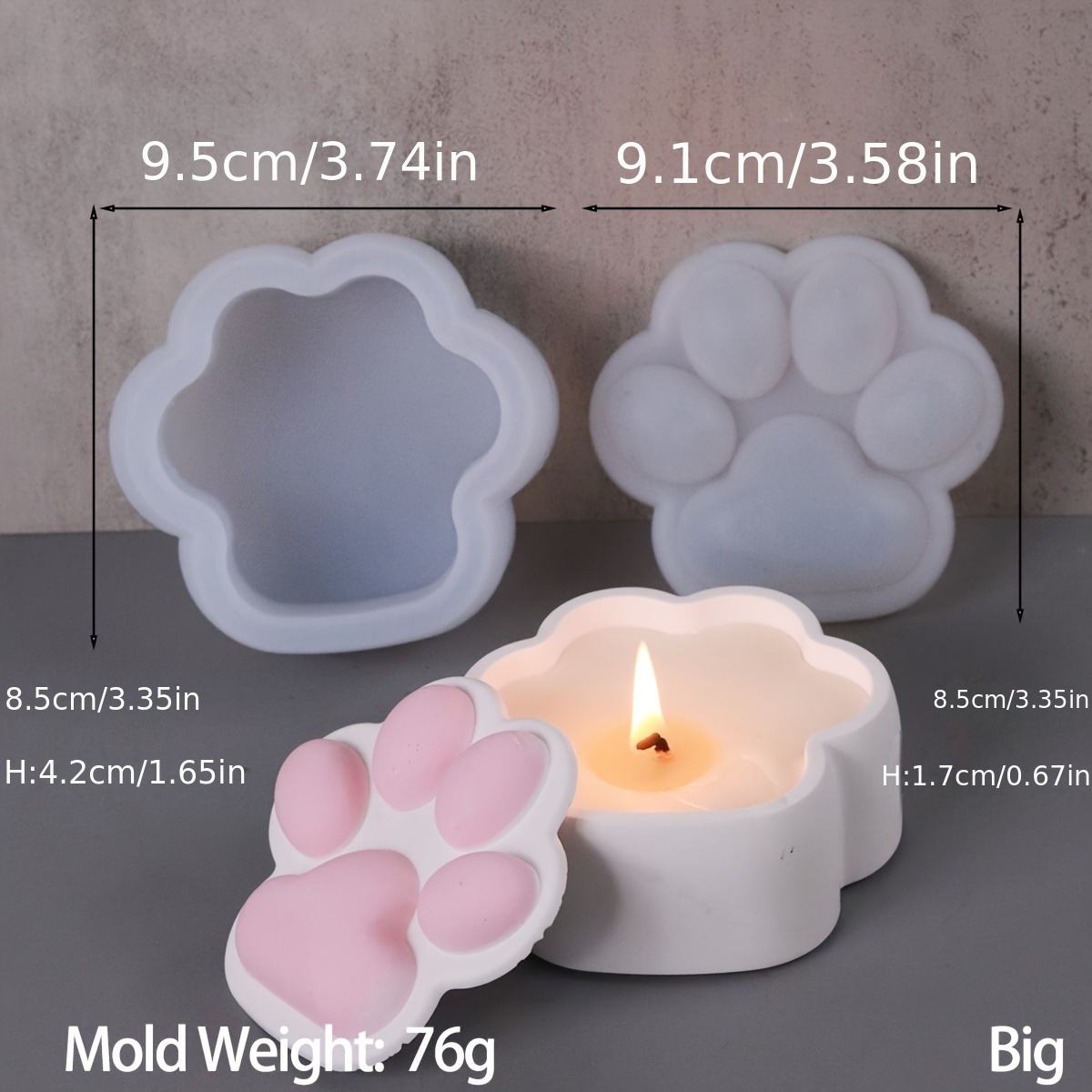 Kotak Penyimpanan Cakar Kucing - Candle Making Pot ulasan dan harga