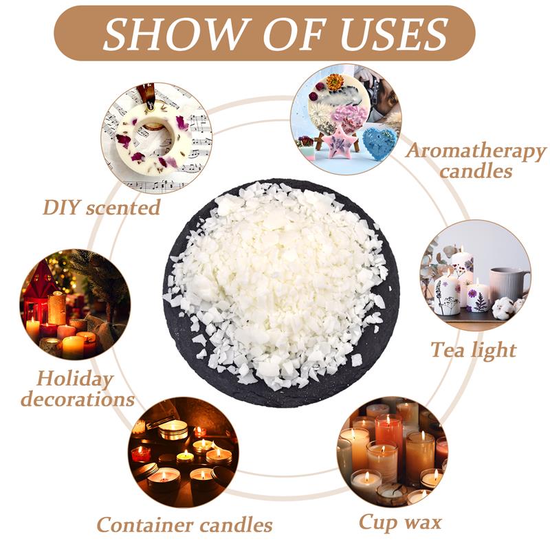 50-1000g lilin kedelai murni a - Candle Making Experience ulasan dan harga