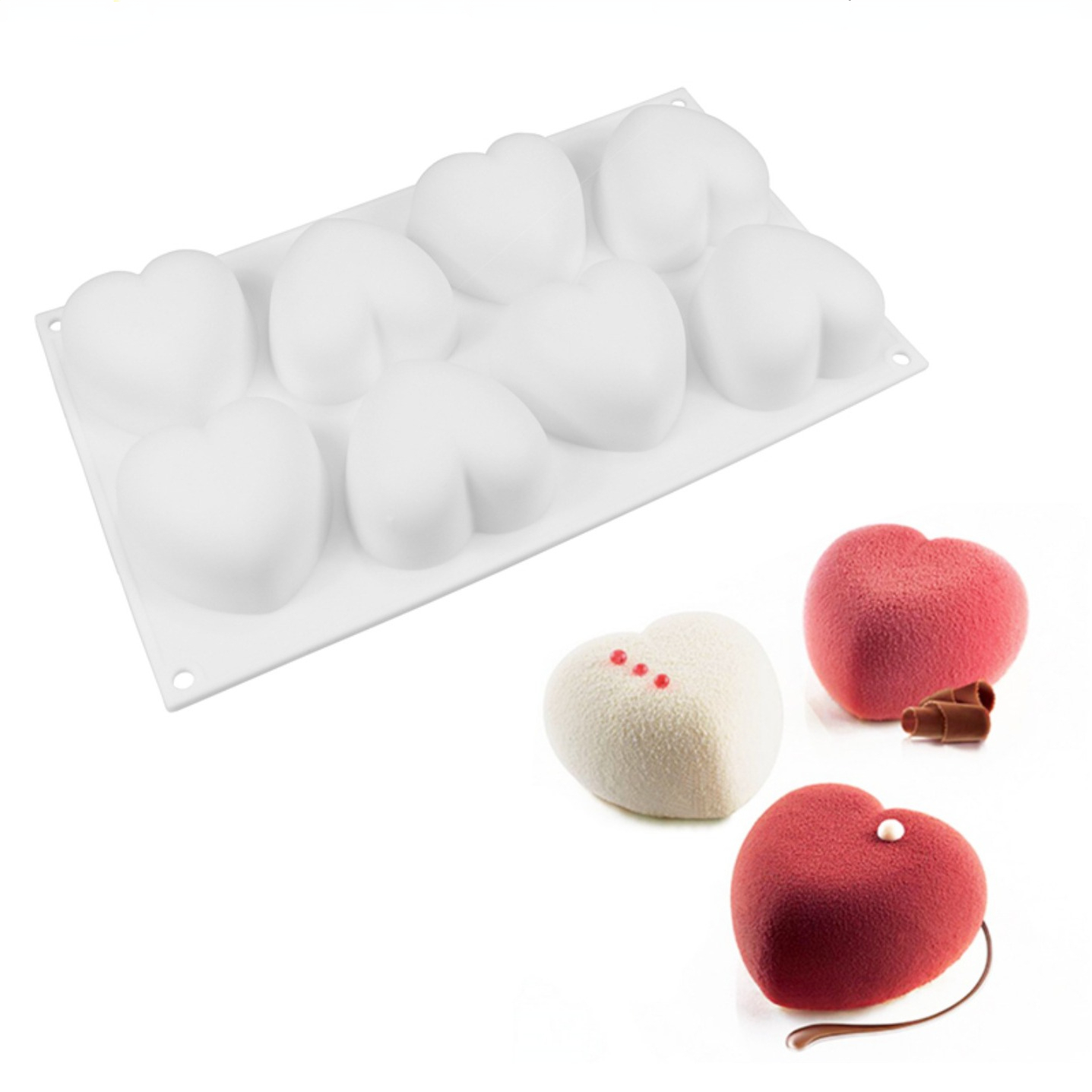 Love Heart cetakan sabun silik - Candle Making Experience ulasan dan harga