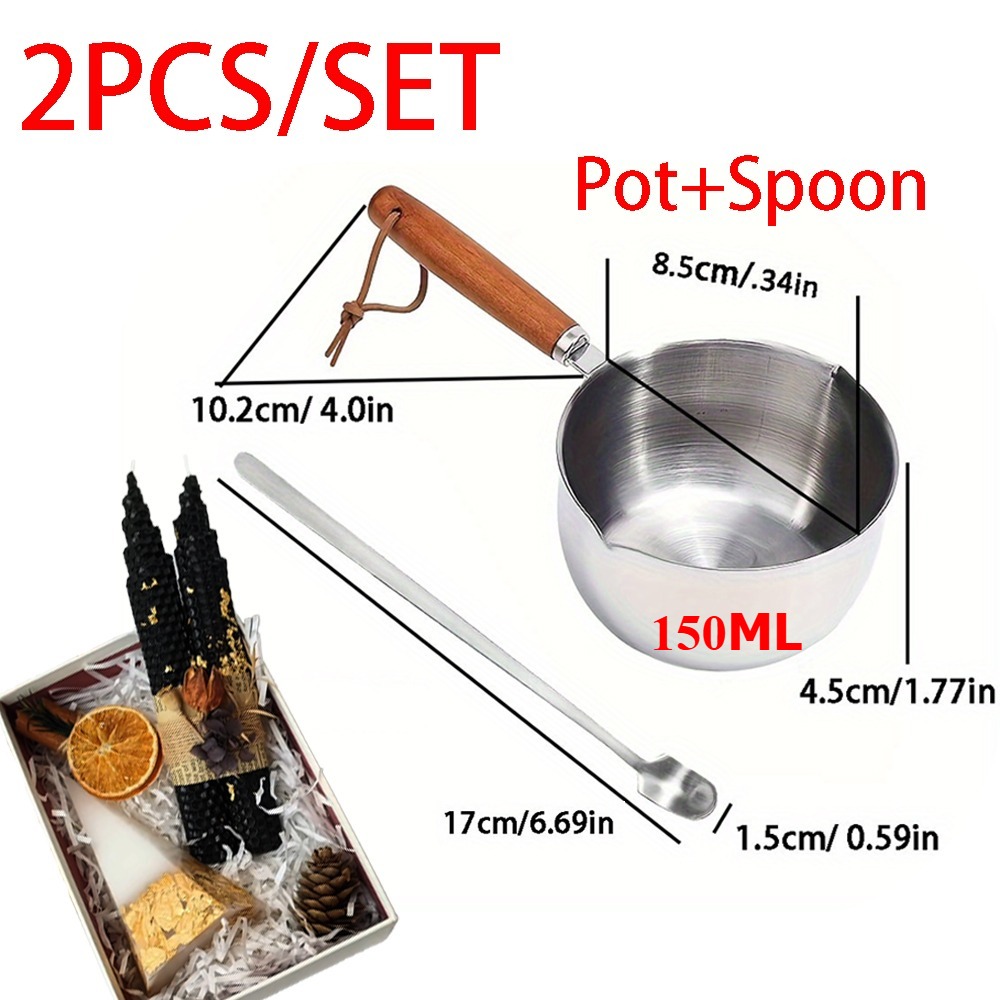 2PCS/SET Panci Pelebur Lilin d - Candle Making Pot ulasan dan harga