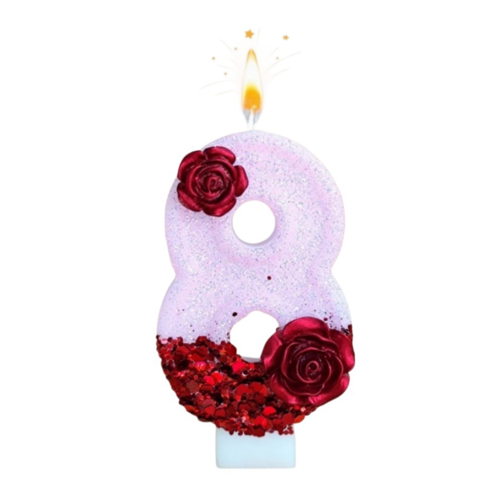 Lilin Ulang Tahun Angka 0 1 2  - Candle Making Things ulasan dan harga